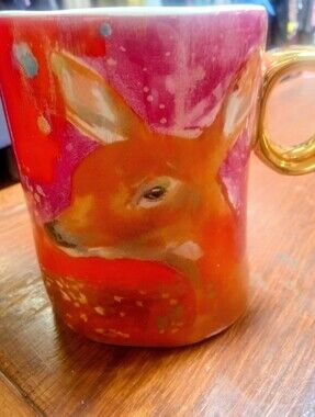 Anthropologie Winter Fauna Mug By Lauren Carlson Walcott